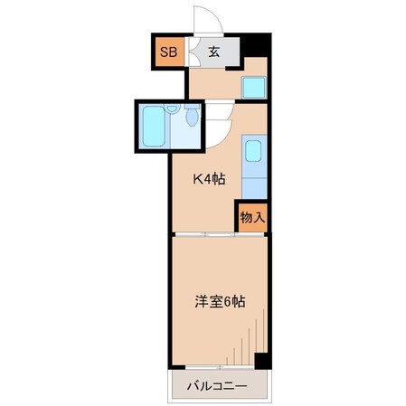 アドバンス１番館の物件間取画像